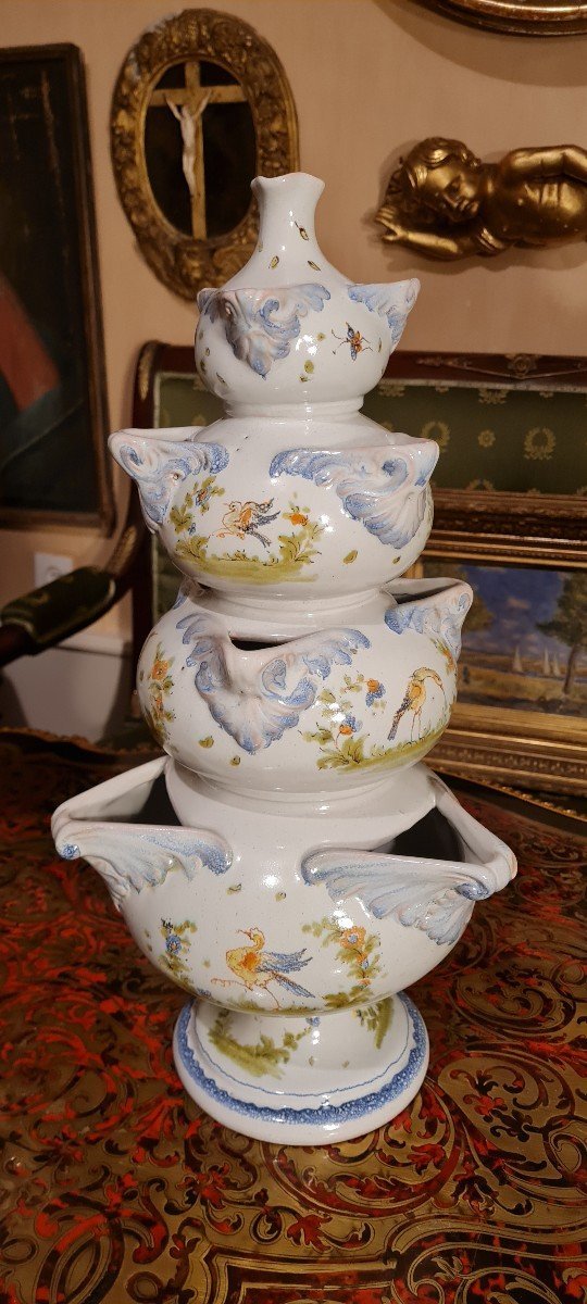XIX Th S, Large Tulip Tree In Earthenware