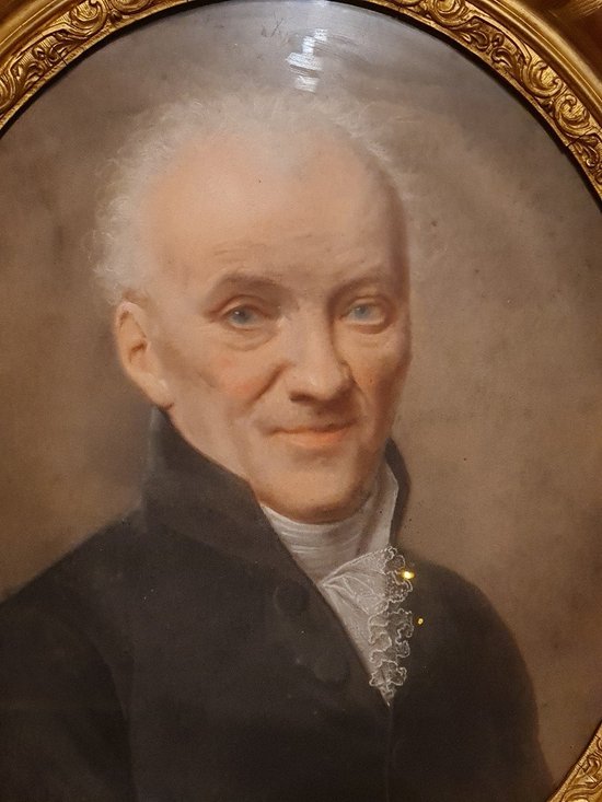 XIX th S, Portrait of a Pastel Man