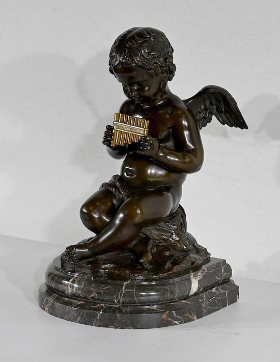 Bronzo “Angelot à la Flute” – Fine XIX secolo