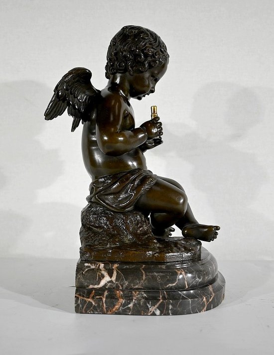 Bronzo “Angelot à la Flute” – Fine XIX secolo