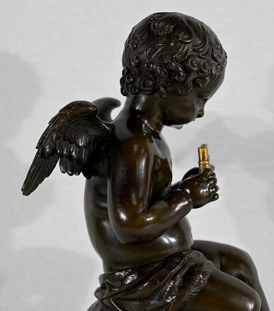 Bronzo “Angelot à la Flute” – Fine XIX secolo