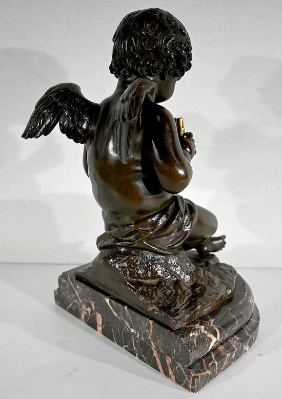 Bronzo “Angelot à la Flute” – Fine XIX secolo