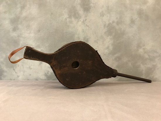 Soufflet De Cheminée Ancien Rustique D’époque fin 18 ème
