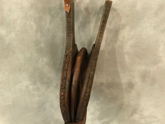 Soufflet De Cheminée Ancien Rustique D’époque fin 18 ème