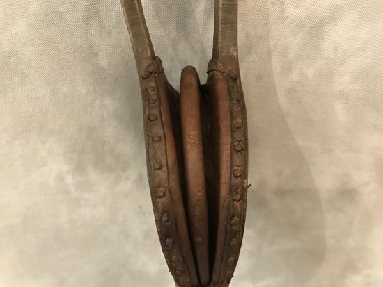 Soufflet De Cheminée Ancien Rustique D’époque fin 18 ème