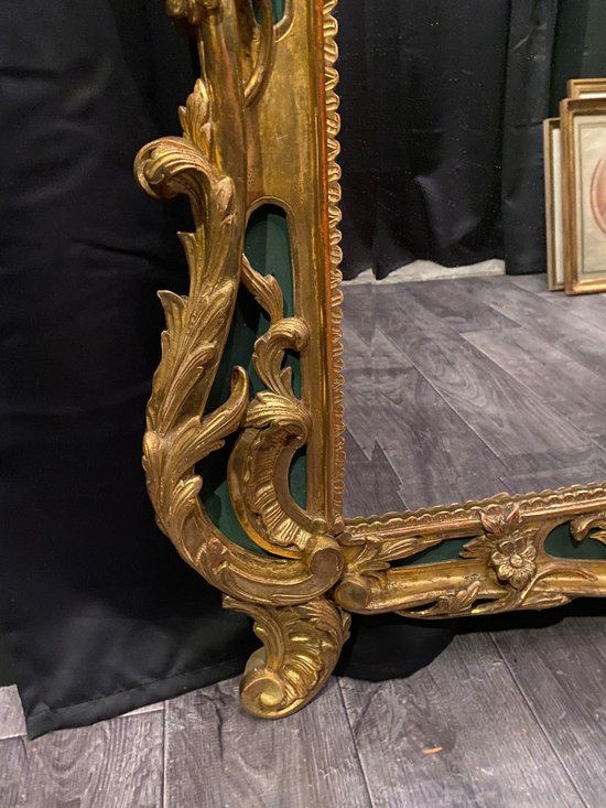 Large mirror, golden mirror on weekends, 207 cm high