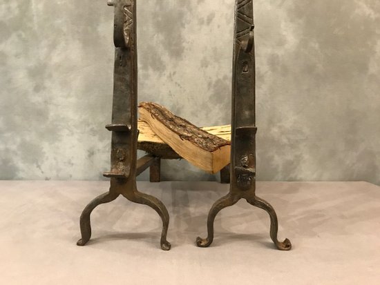 Androni in ferro battuto del XVIII secolo