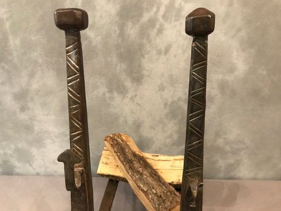 Androni in ferro battuto del XVIII secolo