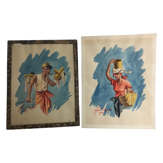 Gilbert RAKOTO Malagasy watercolors