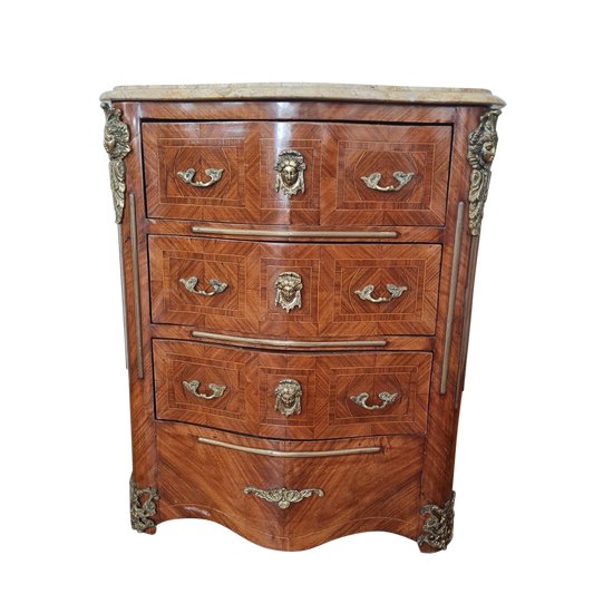 Petite Commode En Marqueterie Style Régence