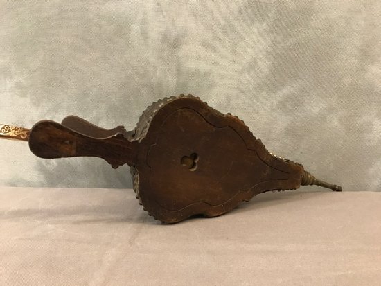 Carved Wood Fireplace Bellows Late 18th Century