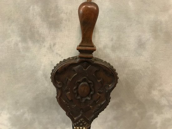 Carved Wood Fireplace Bellows Late 18th Century