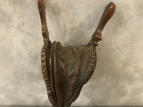 Carved Wood Fireplace Bellows Late 18th Century