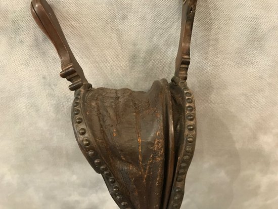 Carved Wood Fireplace Bellows Late 18th Century