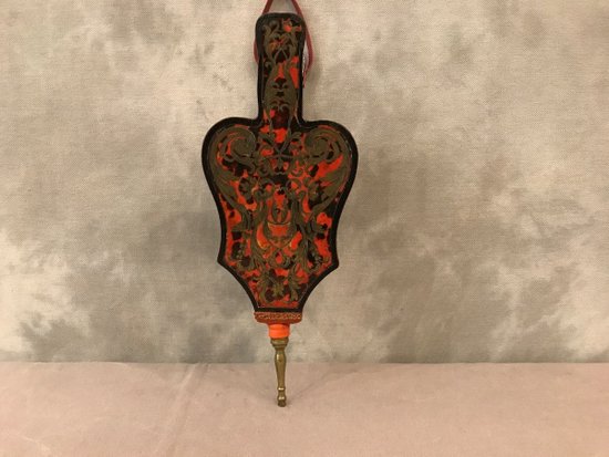 18th Century Brass and Turtle Scale Bellows