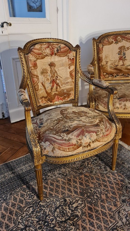 Salon Bois Doré, Style Louis XVI NapolÉon III
