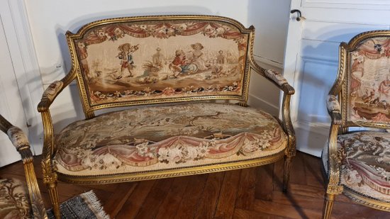 Salon Bois Doré, Style Louis XVI NapolÉon III