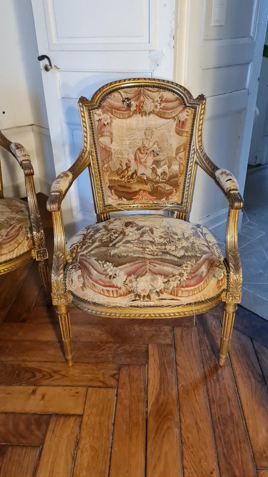 Salon Bois Doré, Style Louis XVI NapolÉon III