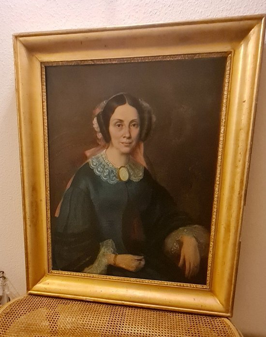 XIX ème S, Großes Porträt Einer Frau