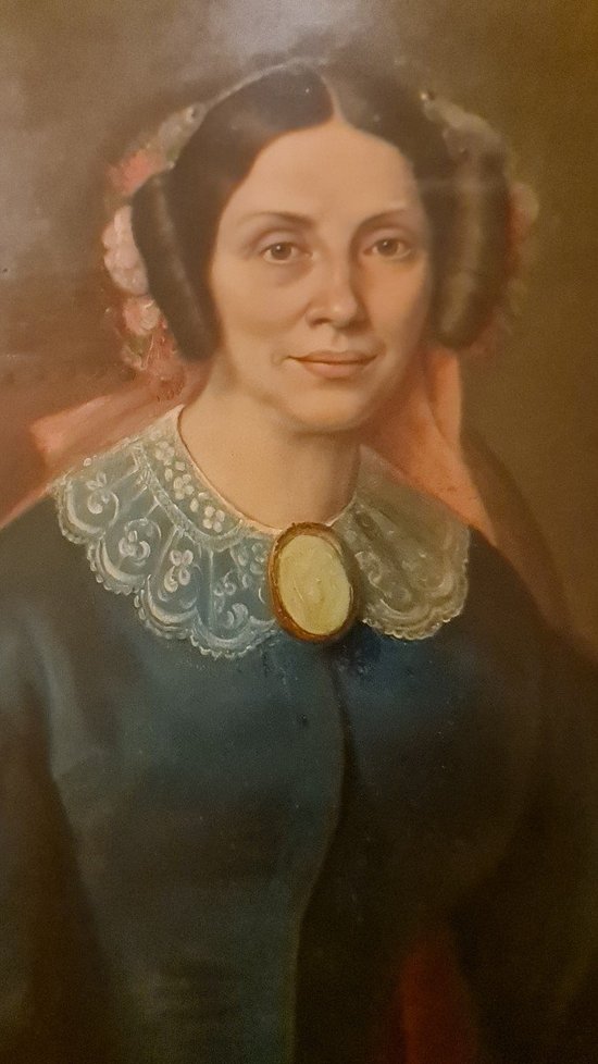XIX ème S, Großes Porträt Einer Frau