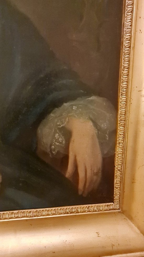XIX ème S, Großes Porträt Einer Frau