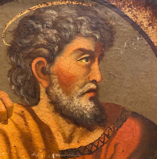 Kleines Bild, Gemälde des Heiligen Simon