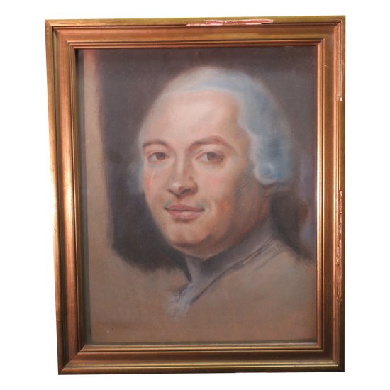 Pastel, portrait of Jacques Laure le Tonnelier de Breteuil