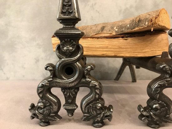 Antique Cast Iron Dolphin Antique Anvils 19 th C