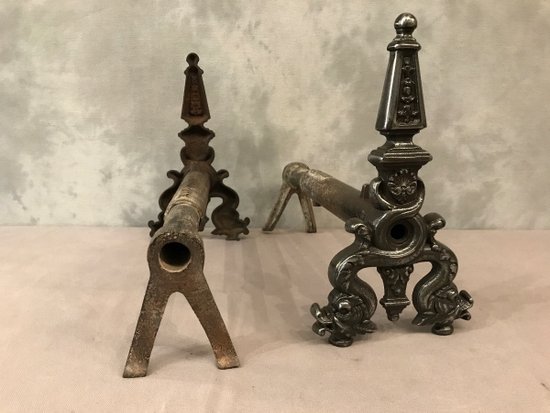 Antique Cast Iron Dolphin Antique Anvils 19 th C