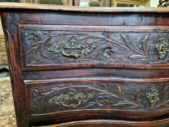 Commode Galbée époque Louis XV