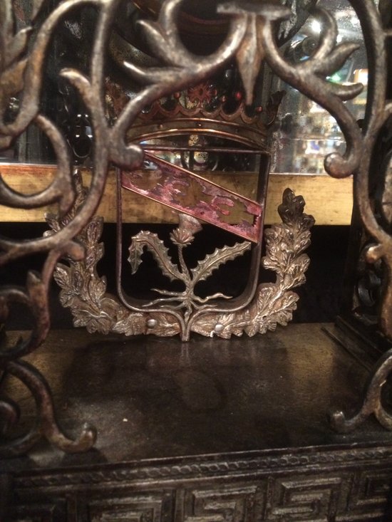 Stezle clock, with the arms of Lorraine