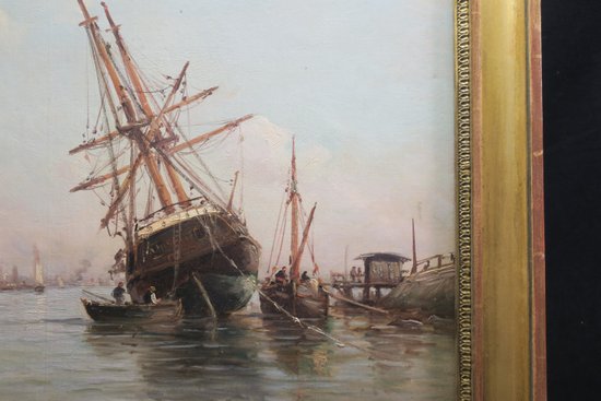 Gemälde, Marinegemälde XIX°