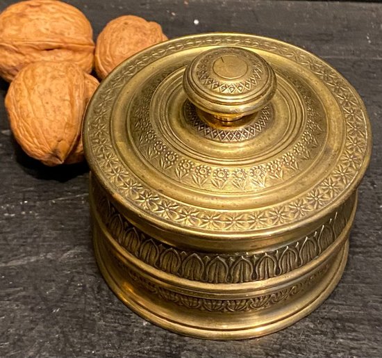 empire bronze inkwell