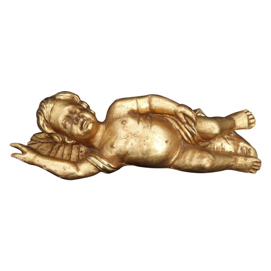 XVIII th century, Angelot In Gilded Wood