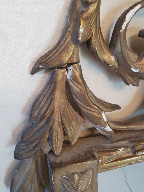 Miroir En Bois Doré Louis XVI
