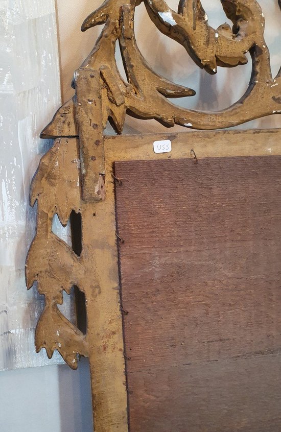 Miroir En Bois Doré Louis XVI
