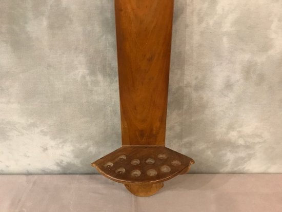Porta stecca o canna da biliardo in legno di ciliegio del XIX secolo
