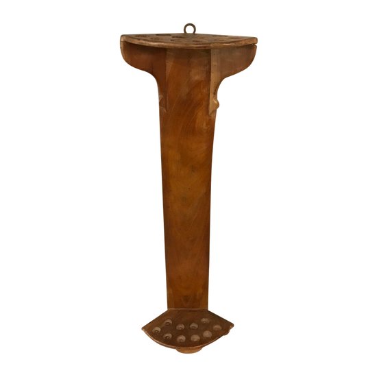 Porta stecca o canna da biliardo in legno di ciliegio del XIX secolo