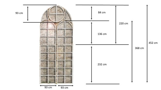 Matériaux Anciens De Récupération XIXème Métal Pour Orangerie Atelier Porte Fenêtre Baie Vitrée Verrières
