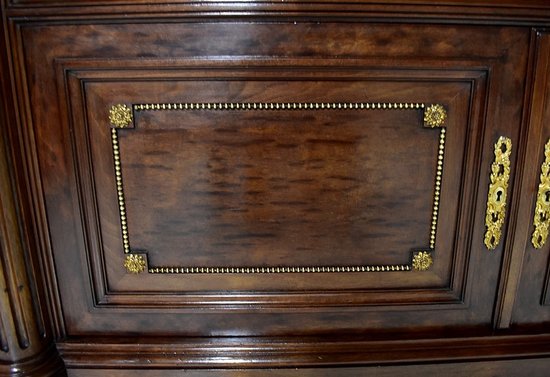 Buffet Desserte d’Entre-Deux en Acajou, style Louis XVI – Début XXe