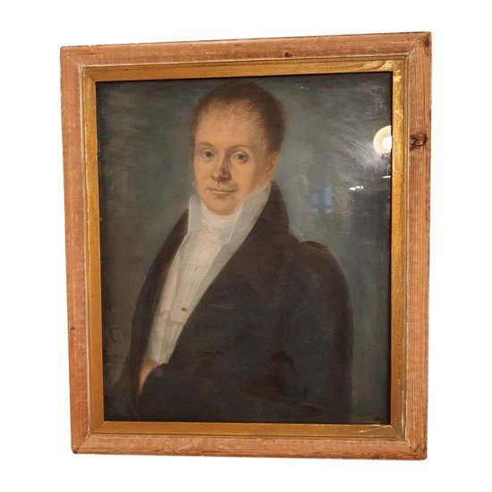 Pastel, Portrait of a Man