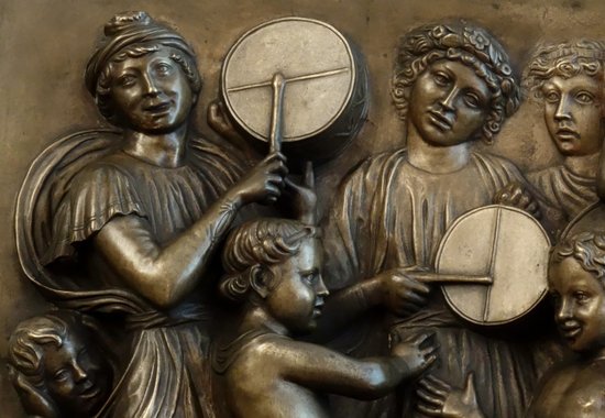 Wichtiges La Cantoria-Paneel von Luca Della Robbia 19. Jahrhundert