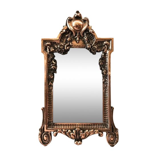 19th Century Red Copper Covered Regula Frame In The Louis XVI Style