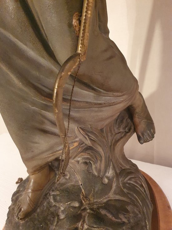Emile Gregoire, Large Terracotta Lamp