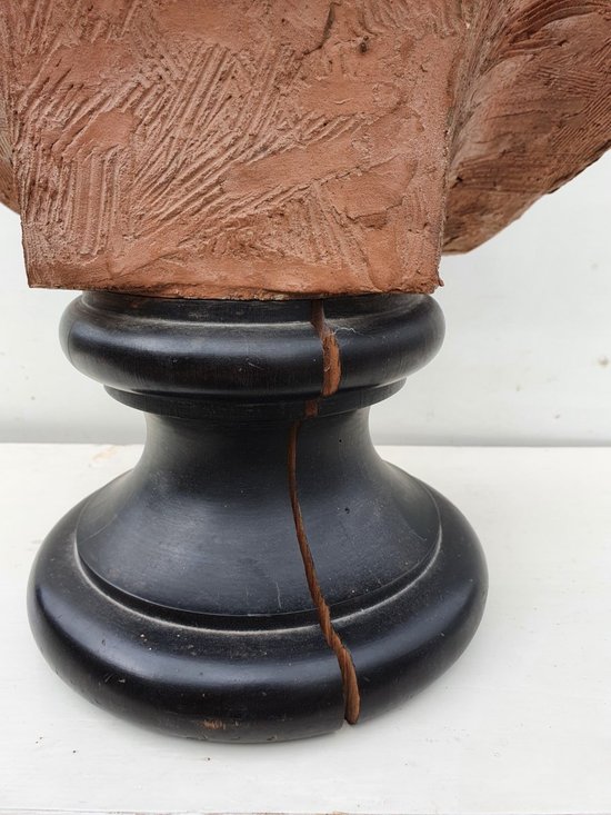 Busto di donna in terracotta, XIX secolo