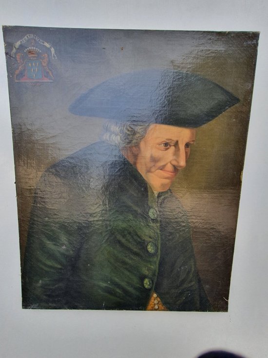 XIX th century, Man portrait, Armoire, Coat of arms