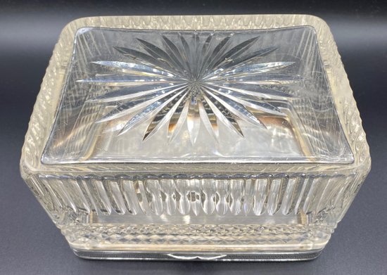 CRYSTAL AND SILVER BOX