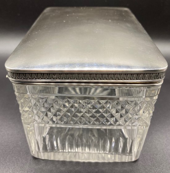 CRYSTAL AND SILVER BOX