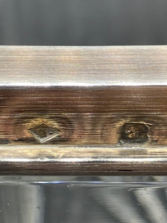 CRYSTAL AND SILVER BOX