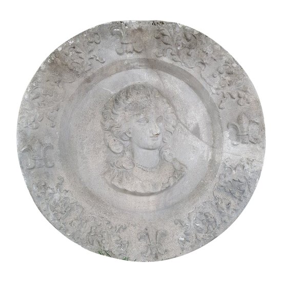 Médaillon Figurant Marie Antoinette Daté 1785